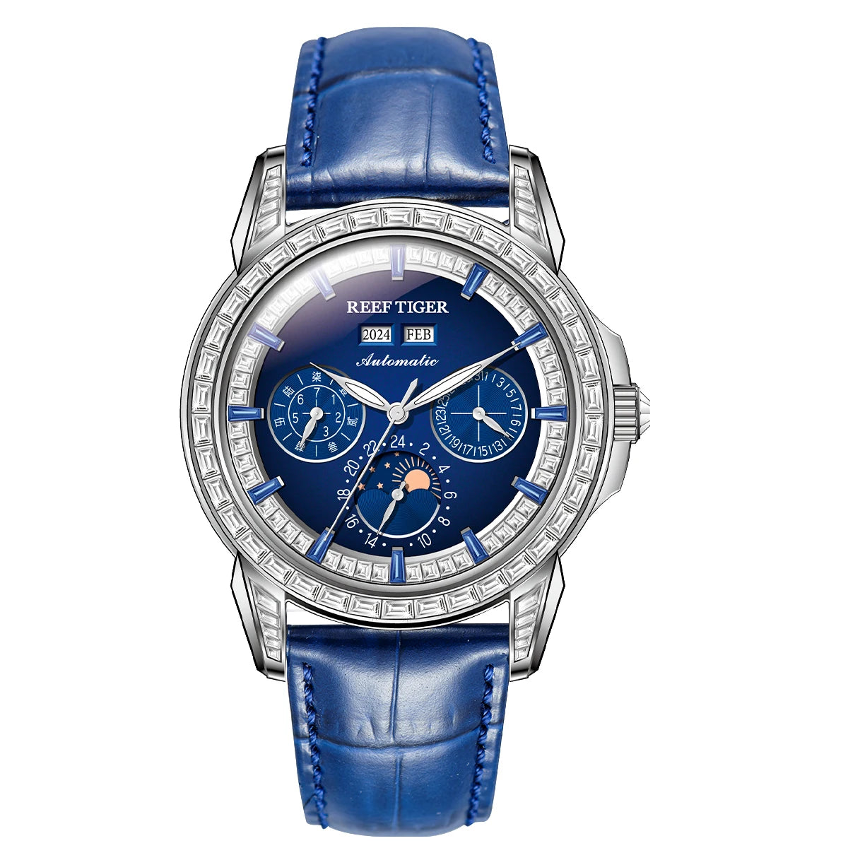 Blue Moonphase Watch