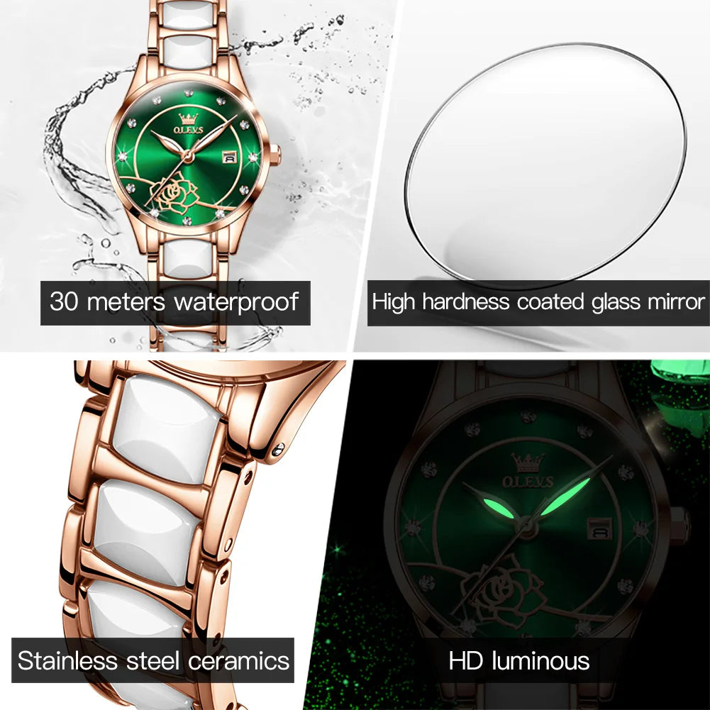 Camellia Ceramic Watch