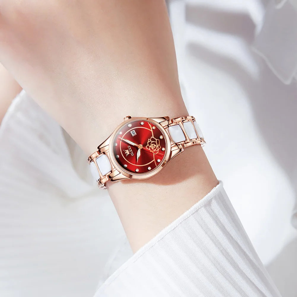 Camellia Ceramic Watch