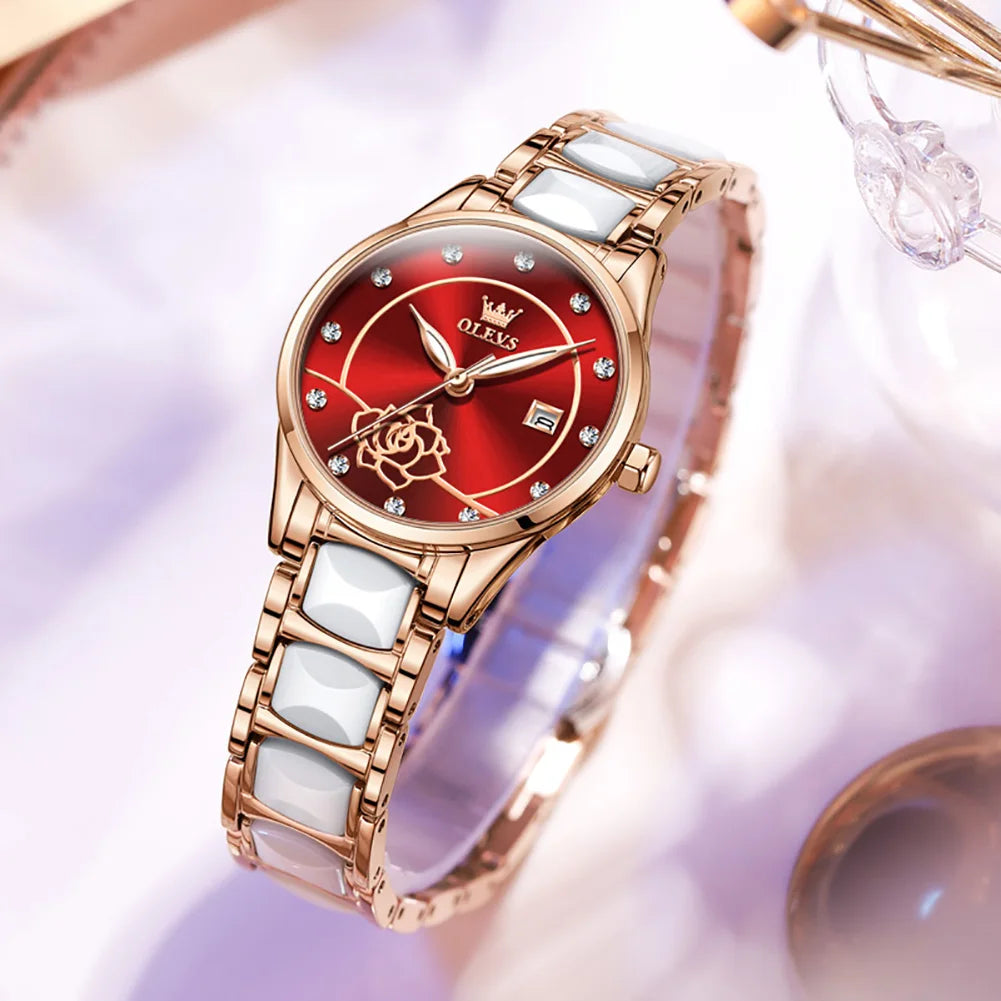 Camellia Ceramic Watch