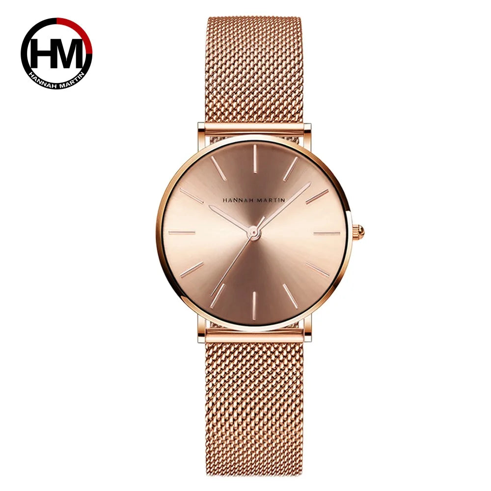 Rose Gold Bracelet Watch