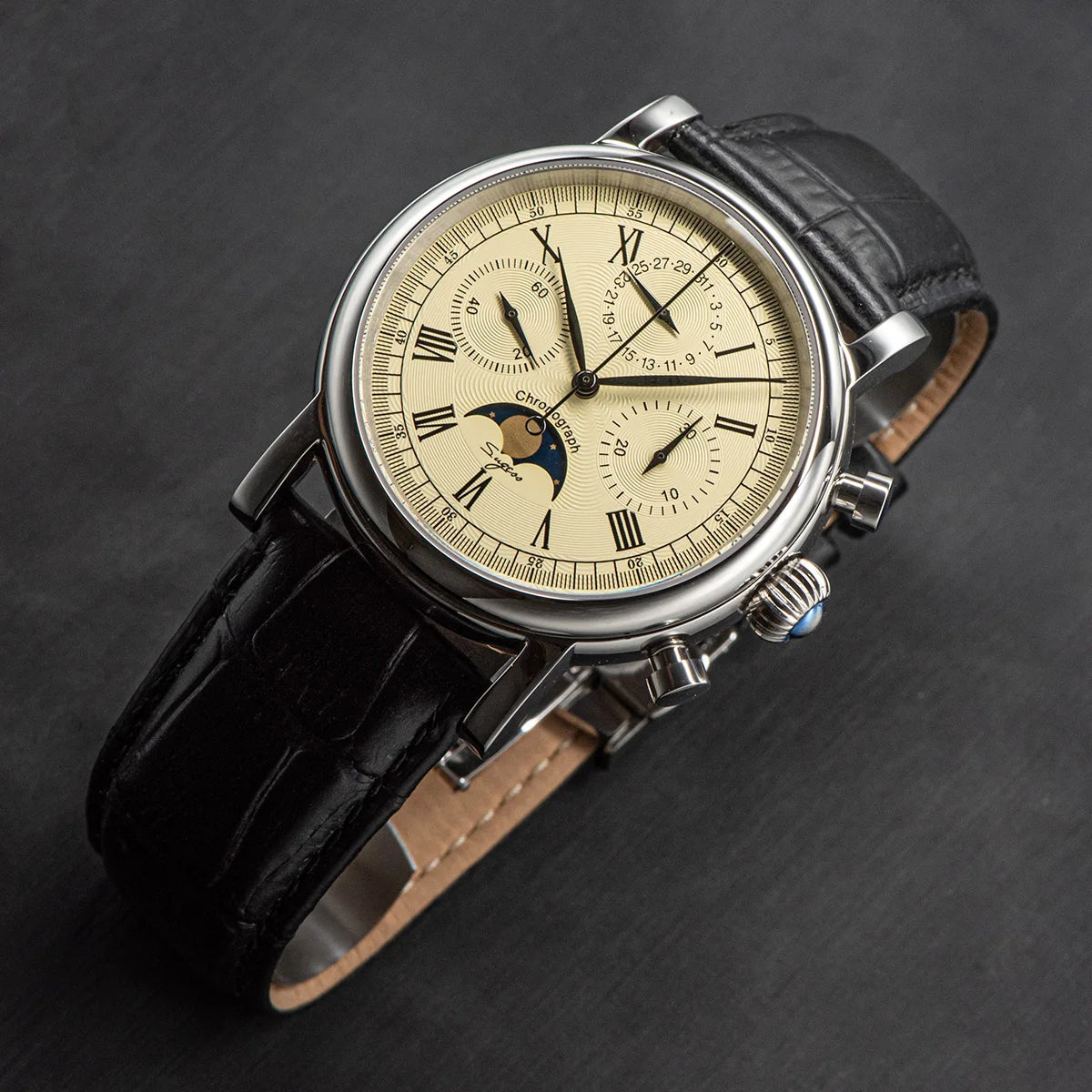 Pilot Moonphase Chronograph Watch