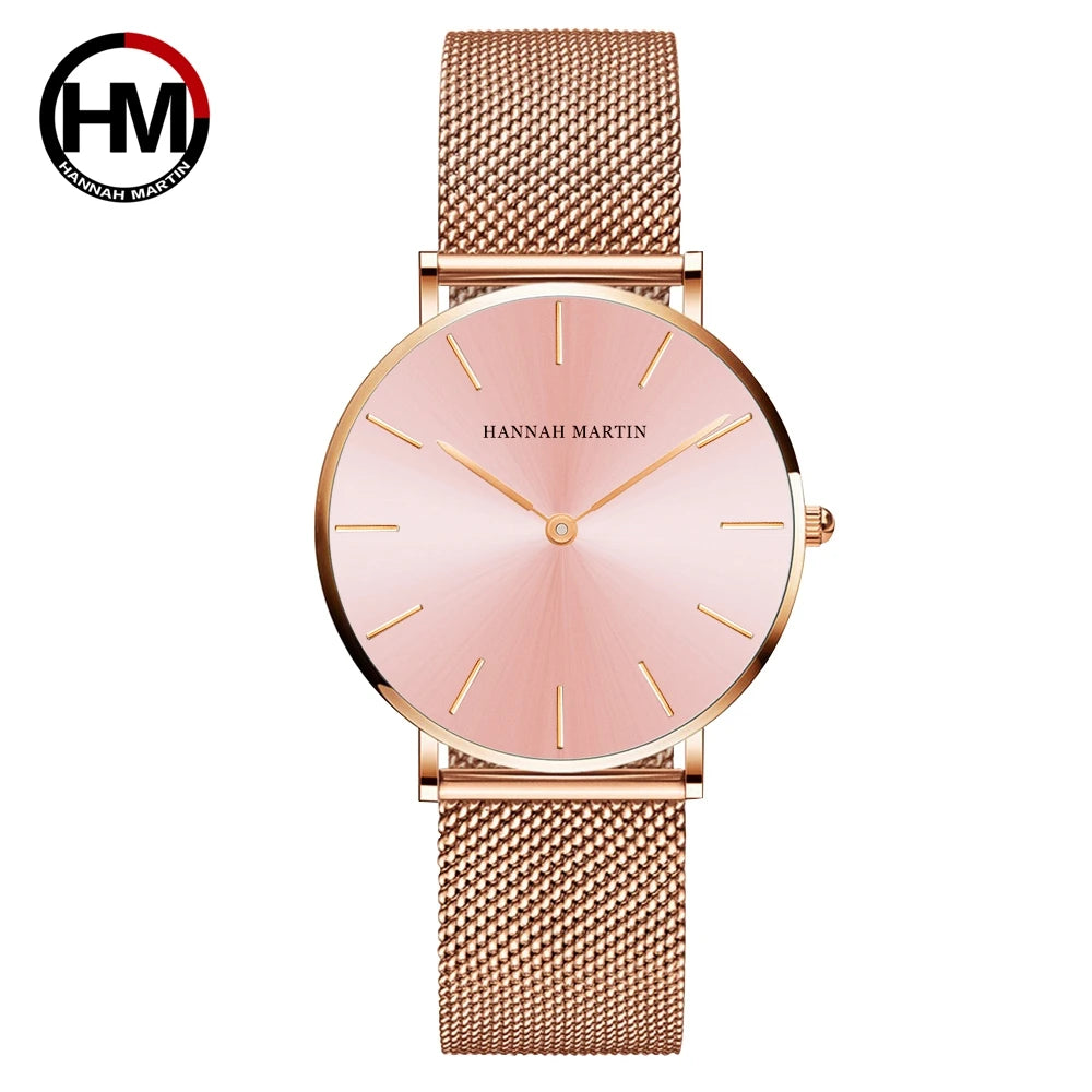 Rose Gold Bracelet Watch