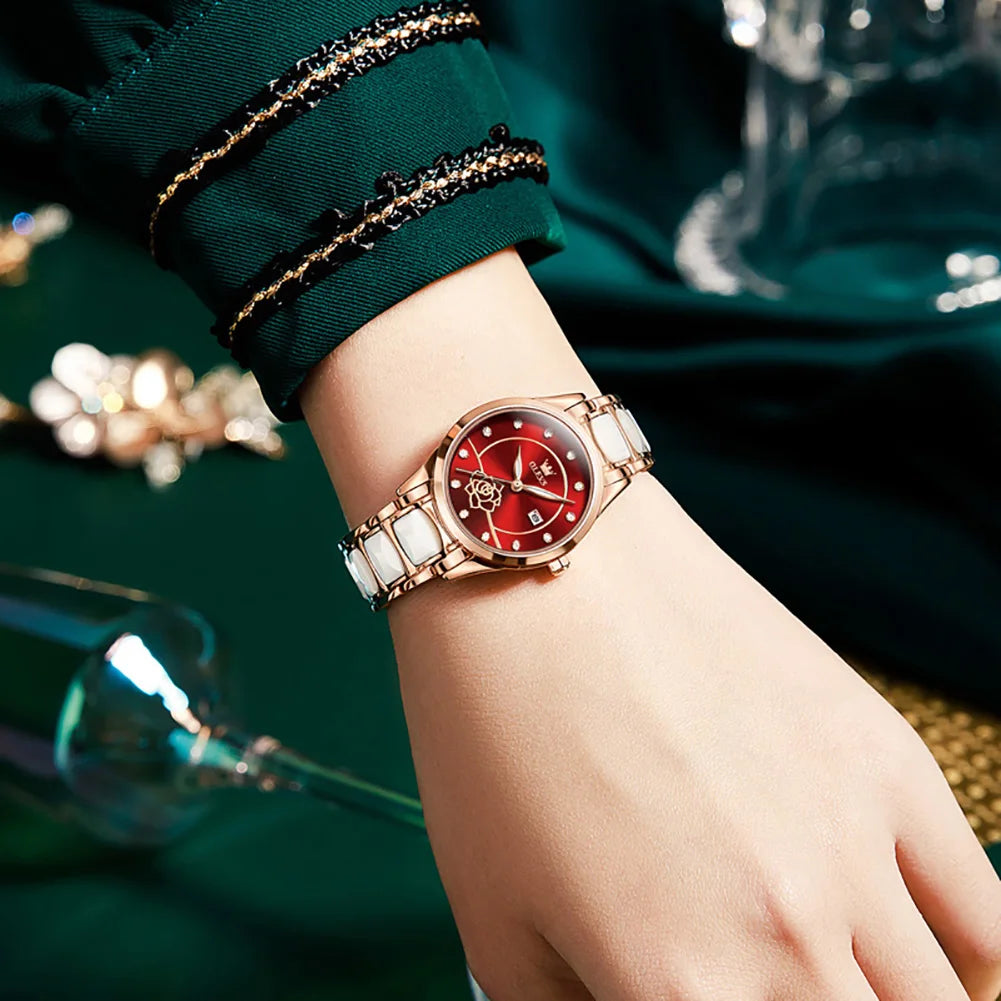 Camellia Ceramic Watch