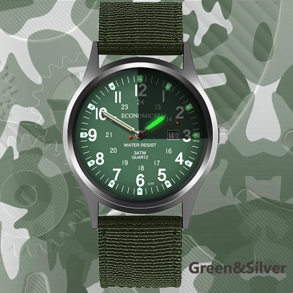 Fashion Mens Watches Luminous Hands Clock Luxury Military Sports Date Quartz Wristwatch Men Casual Nylon Watch relogio masculino