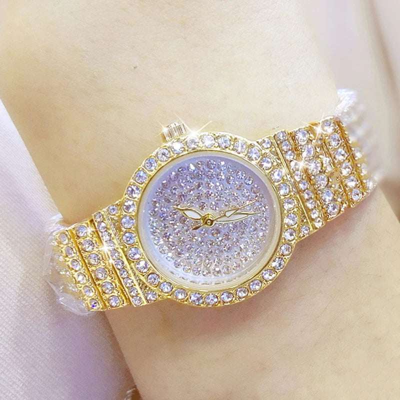 Rose Gold Diamond Watch