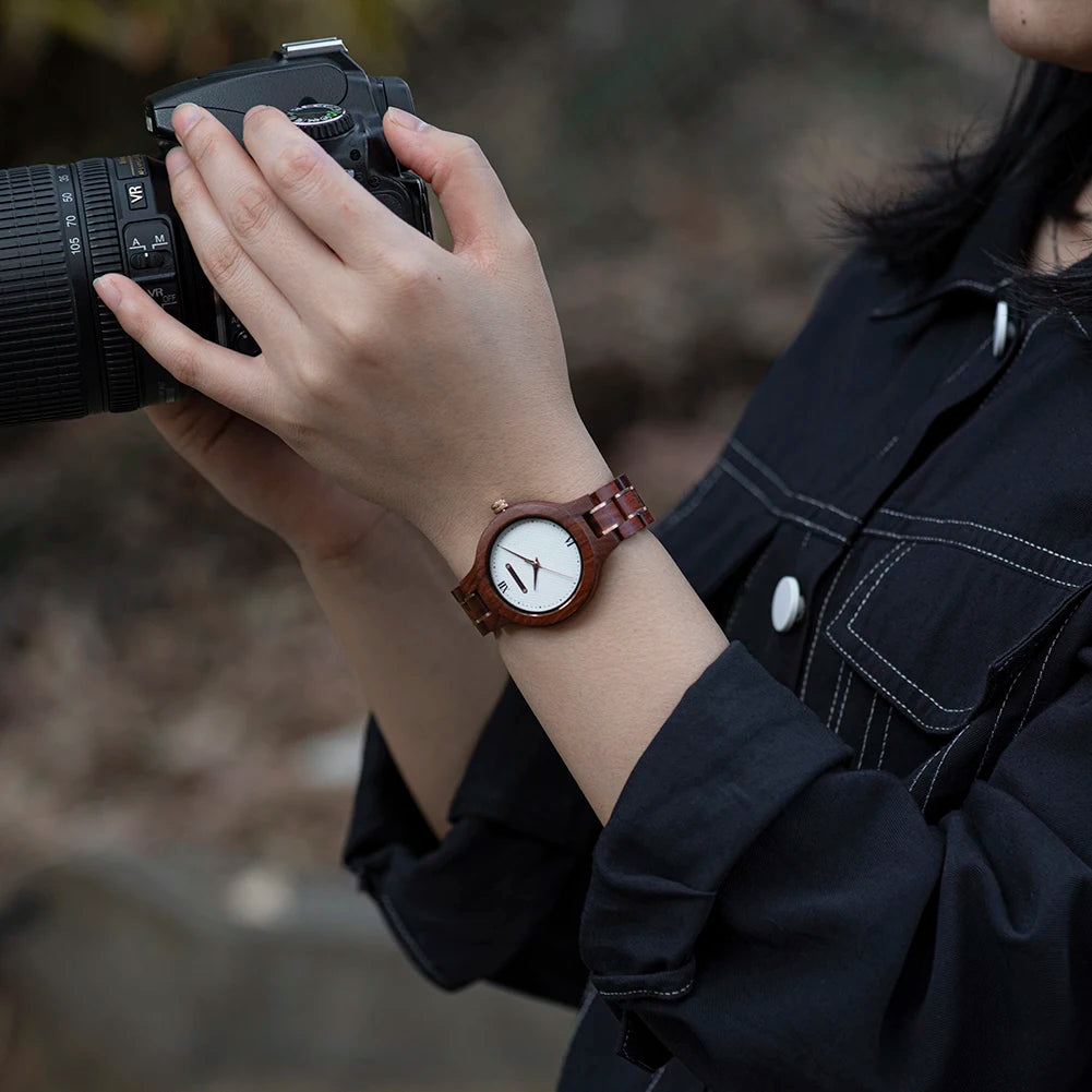 BOBO BIRD New Design Watch Women Reloj Mujer Quartz Wristwatch Female Japan Movement Wooden Gift Box zegarek damski Dropshipping