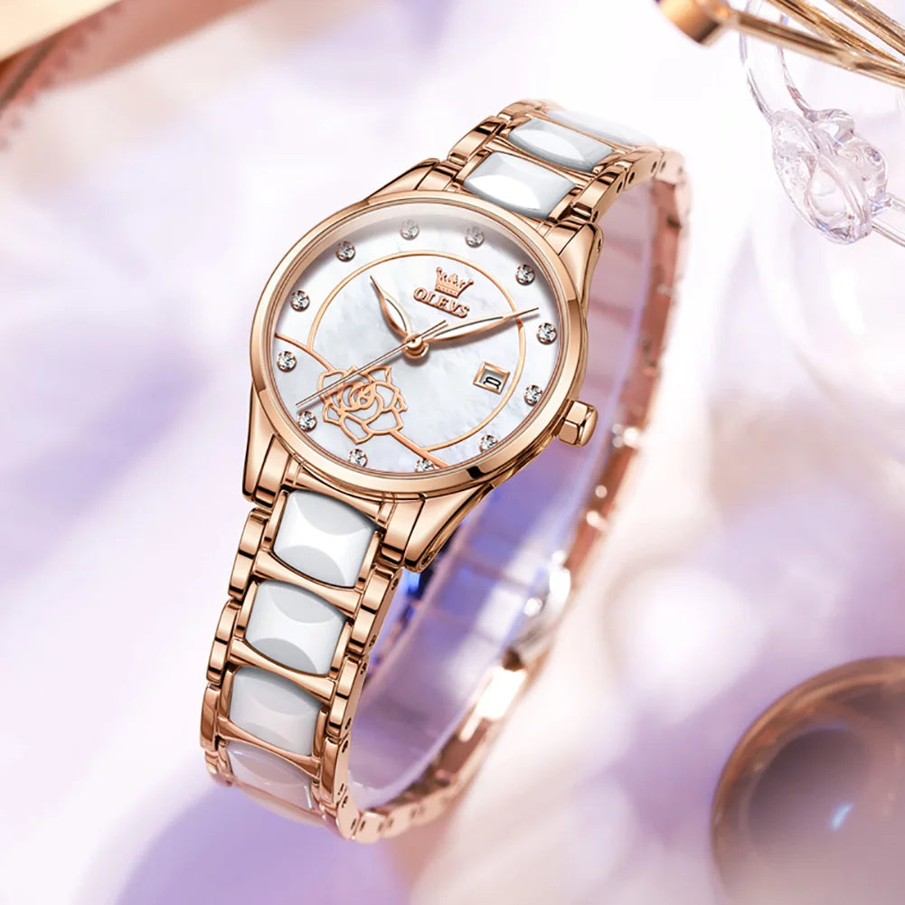 Camellia Ceramic Watch