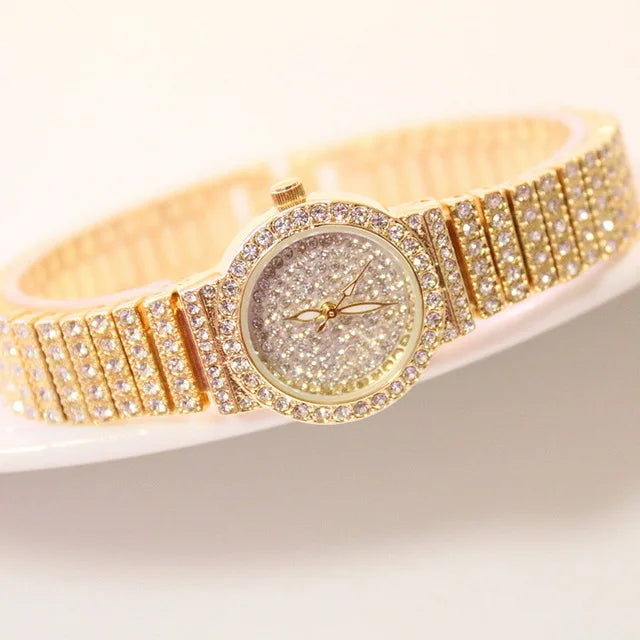Rose Gold Diamond Watch