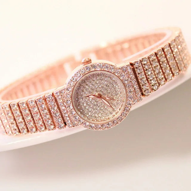 Rose Gold Diamond Watch