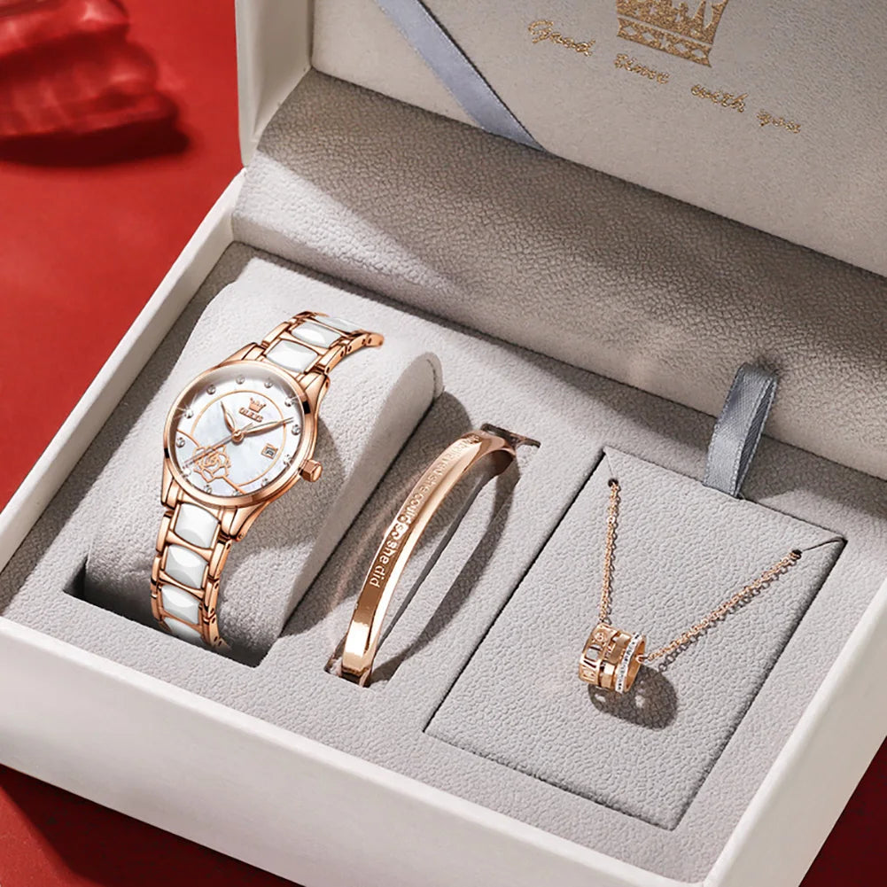 Camellia Ceramic Watch