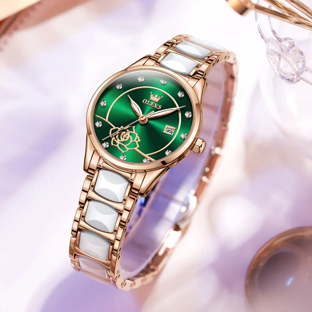 Camellia Ceramic Watch