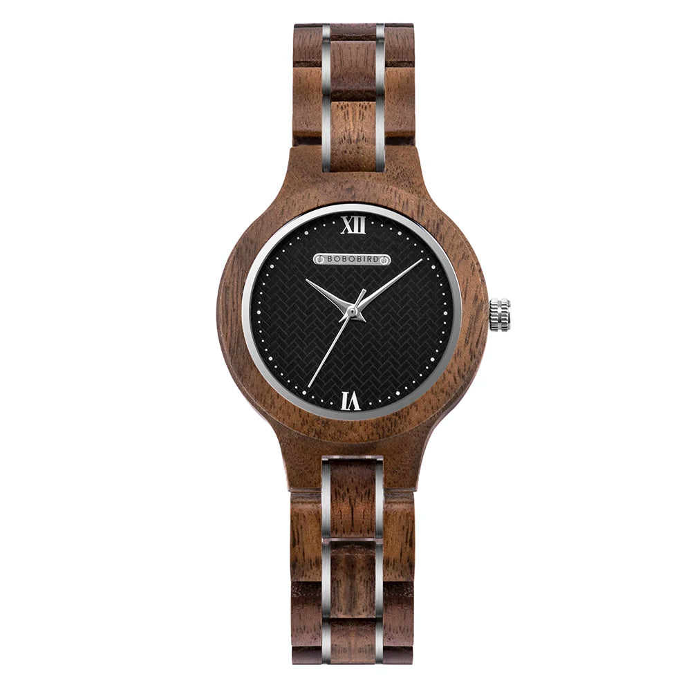 BOBO BIRD New Design Watch Women Reloj Mujer Quartz Wristwatch Female Japan Movement Wooden Gift Box zegarek damski Dropshipping