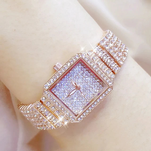 Rose Gold Diamond Watch