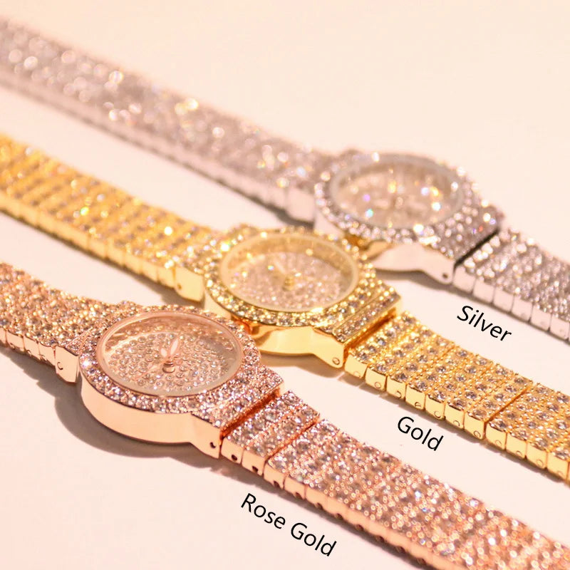 Rose Gold Diamond Watch
