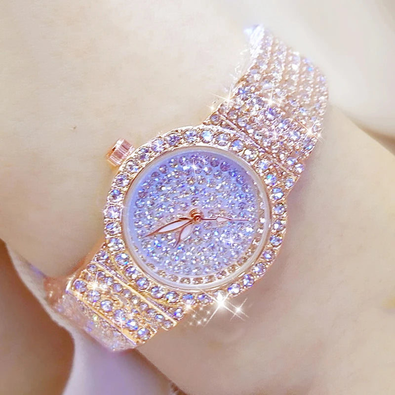 Rose Gold Diamond Watch