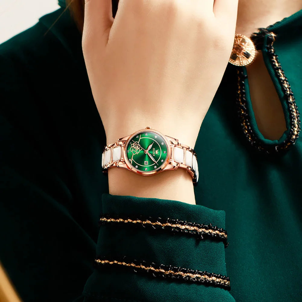 Camellia Ceramic Watch