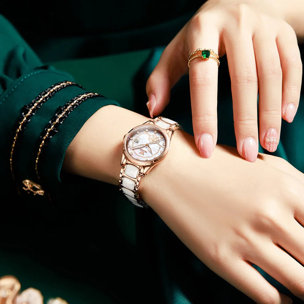 Camellia Ceramic Watch