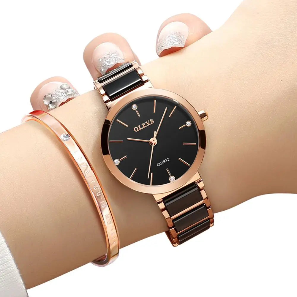 Ceramic Strap Watch