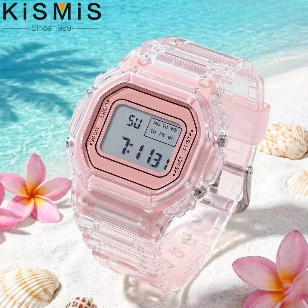 Square LED Digital Watch
