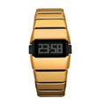 Plastic LED Electronic Watch Lightweight Digital Sports Watch Vintage Original Design Stainless Steel Wristwatch