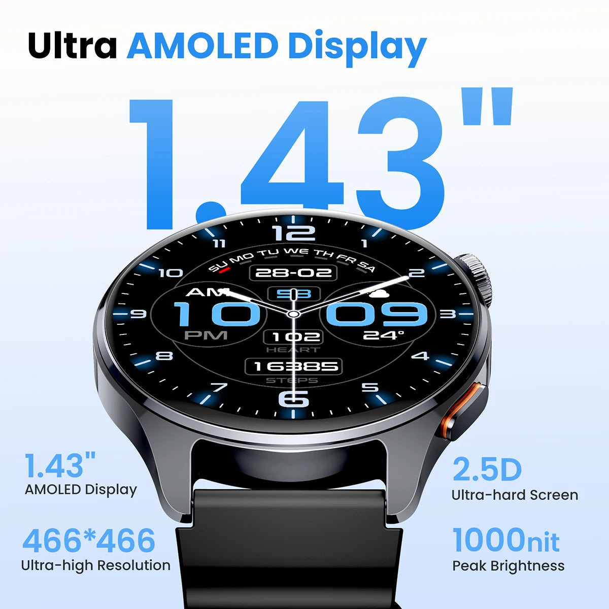 AMOLED GPS Smartwatch