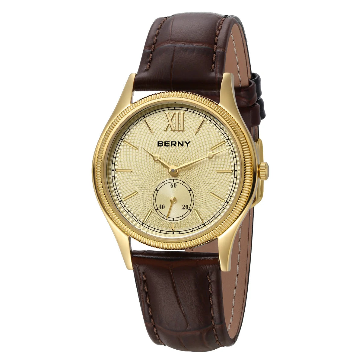 Classic Gold Leather Watch
