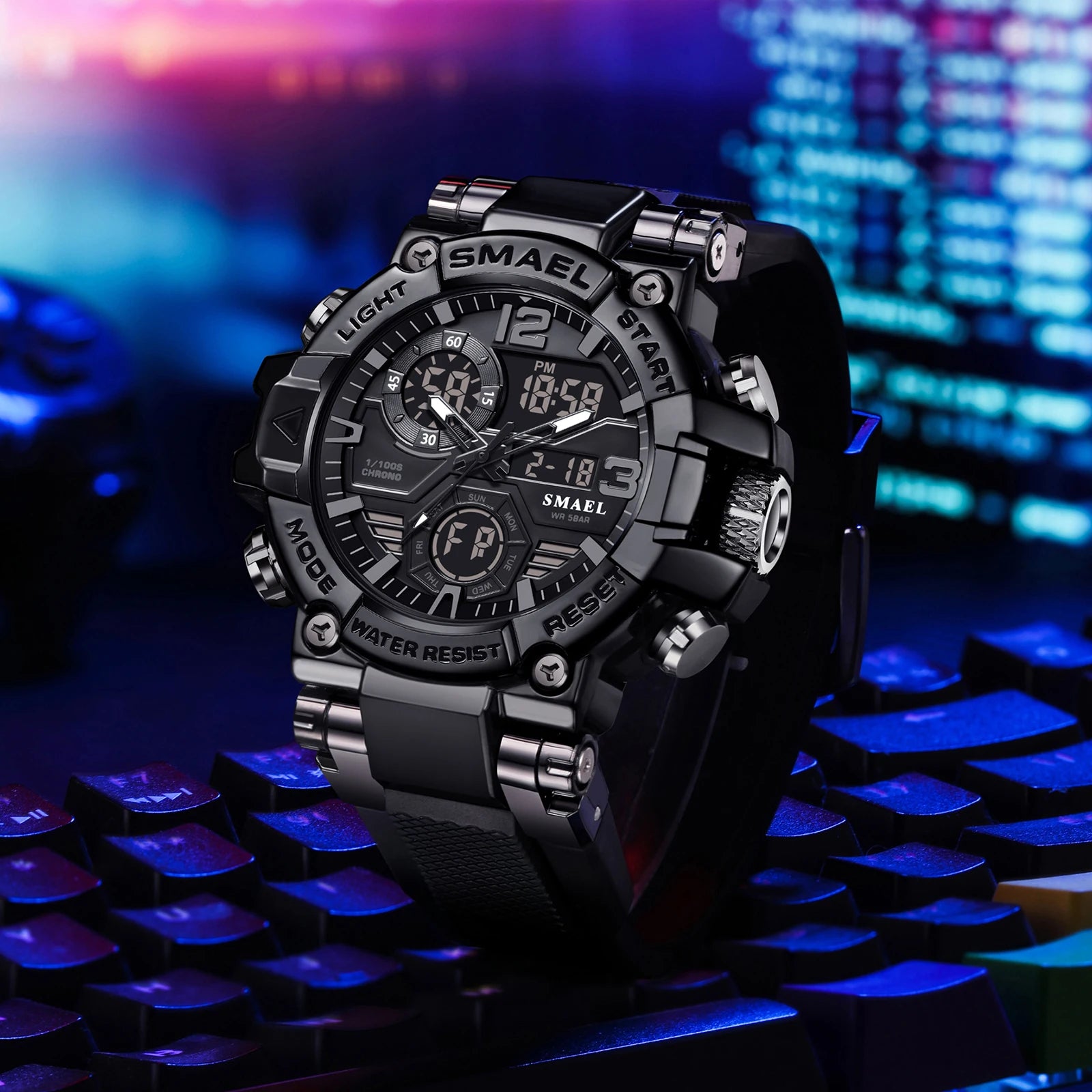 Shockproof Digital Sport Watch