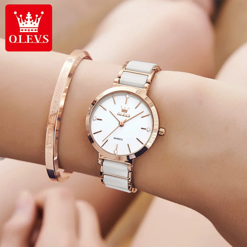 Ceramic Strap Watch