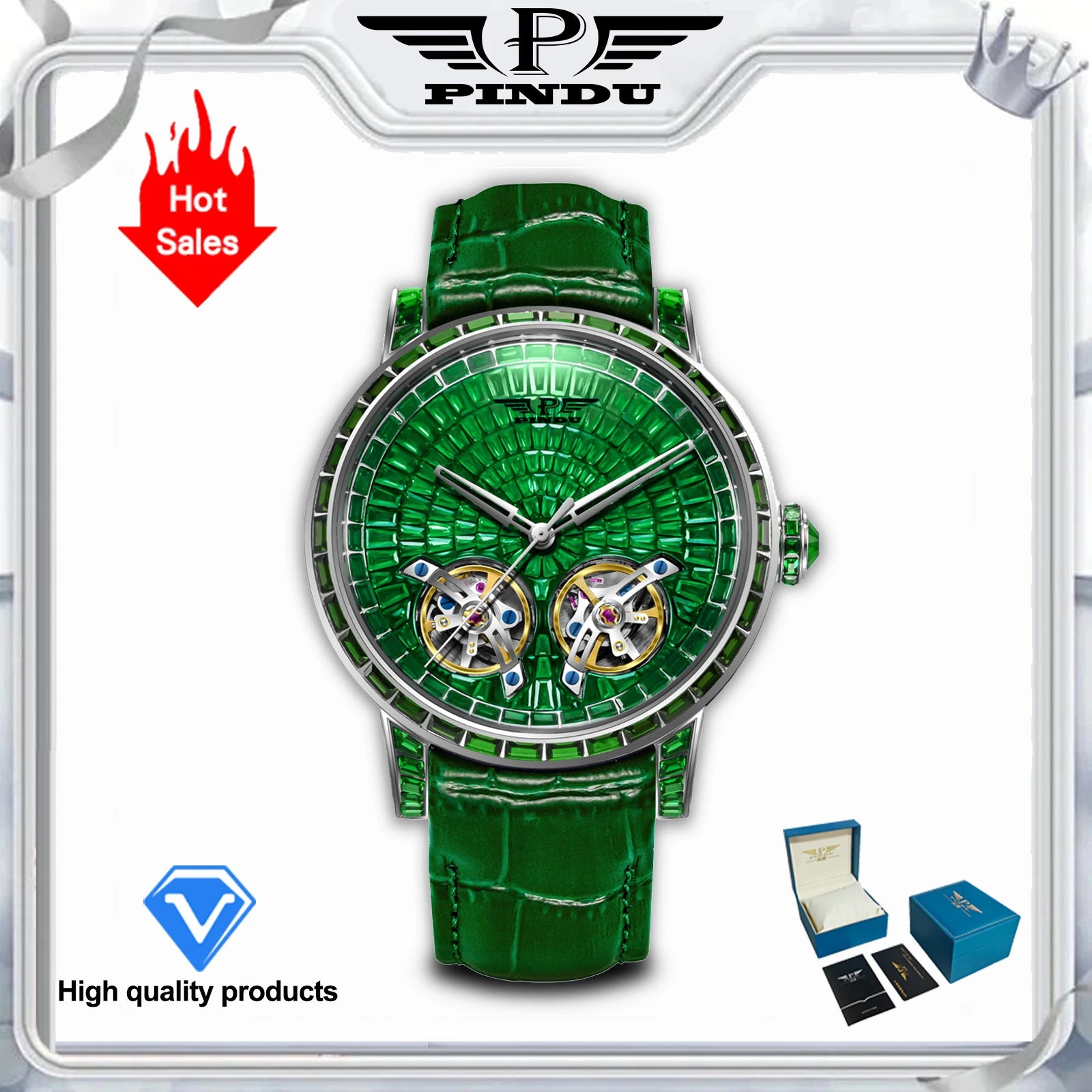Double Flying Tourbillon