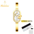 YaLaLuSi Women's Water-Resistant Quartz Watch: A Luxurious, Fashionable, and Elegant Bracelet Watch—The Perfect Gift for Girls