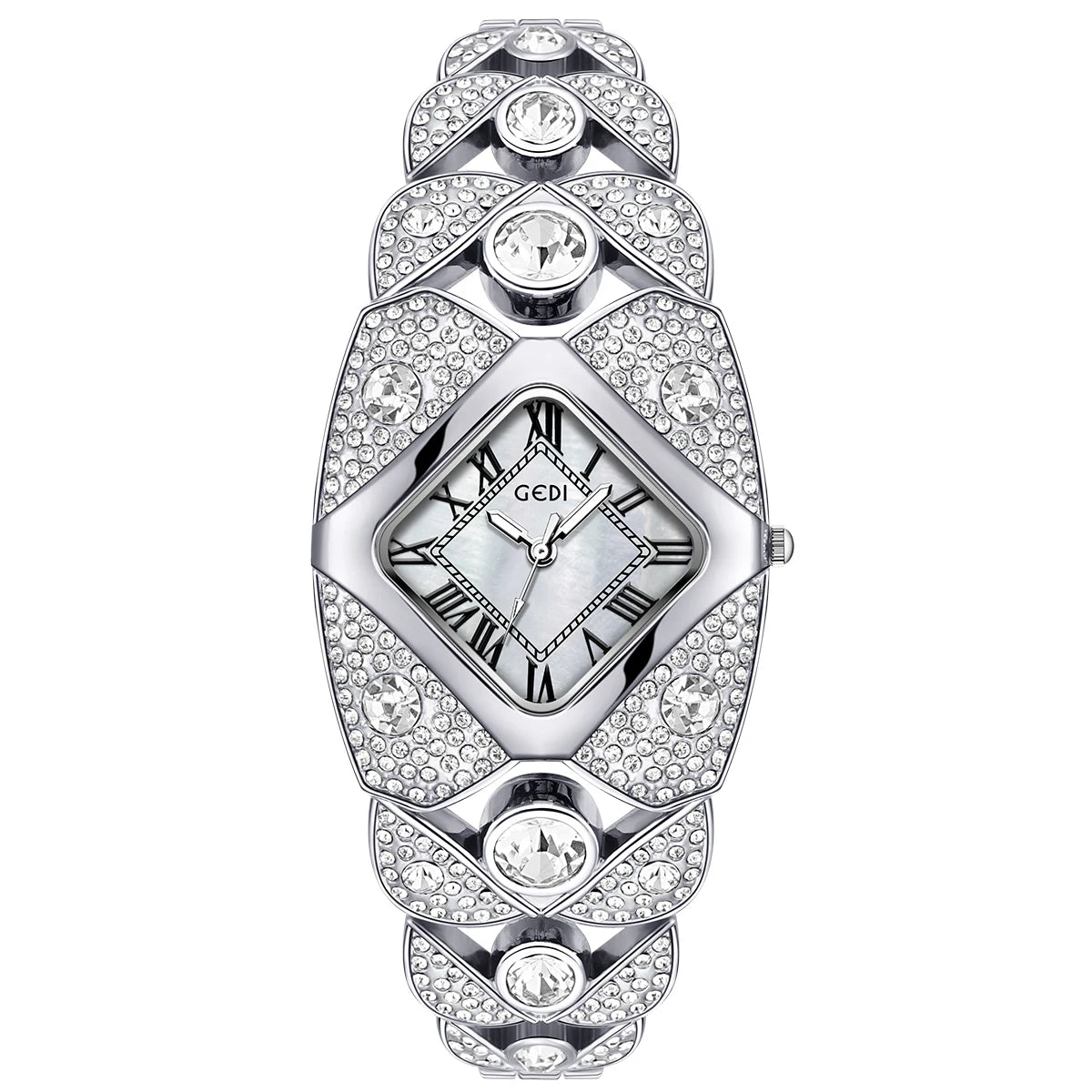 2026 New Women Watch Light Luxury Brand Diamond Inlaid Bracelet Watches Waterproof Ladies Fashion Quartz Clock Wristwatch Gift