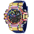 2025 SMAEL Sports Watches Men LED Watches New 50m Waterproof Digital Watches 8110 Shockproof Sports Watches for Men Electrionic