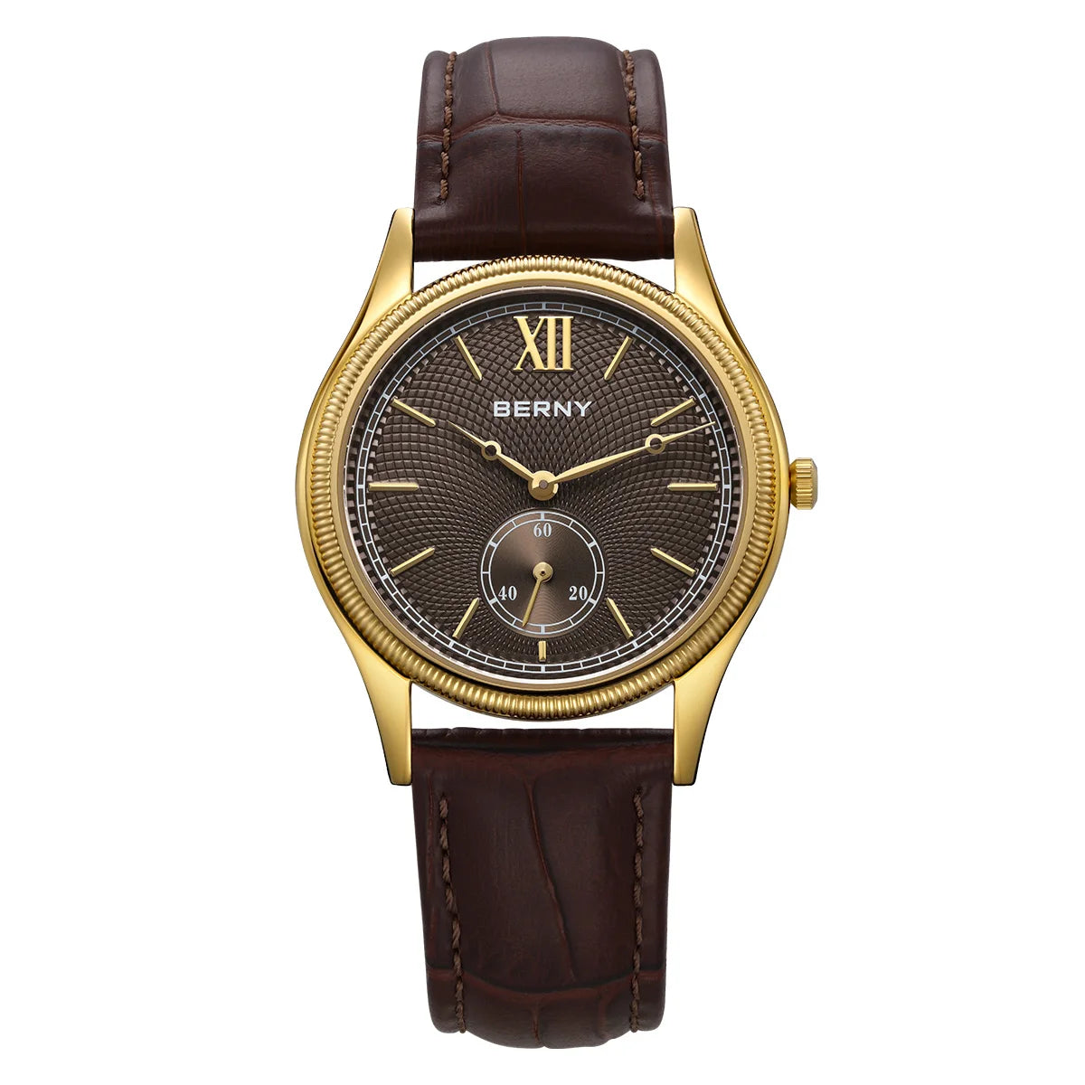 Classic Gold Leather Watch