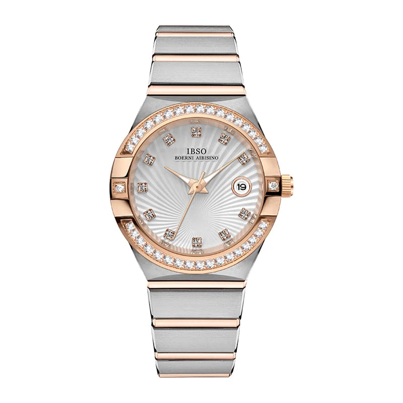 Luxury Designer Watch Woman Diamond Gold Fashion New Quartz Wrist Clock Female Gift Waterproof Elegant Ladies Wristwatch Shine