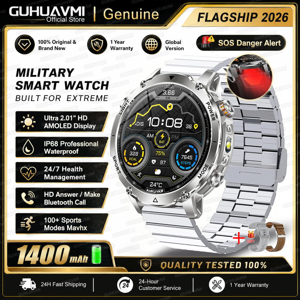 Ultra Battery Smartwatch