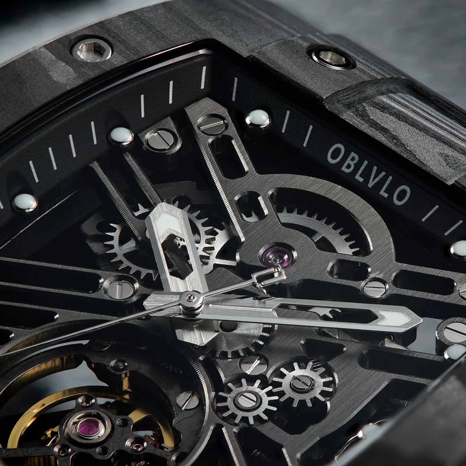 Square Skeleton Watch