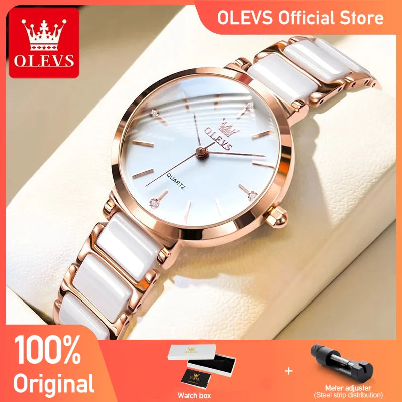 Ceramic Strap Watch