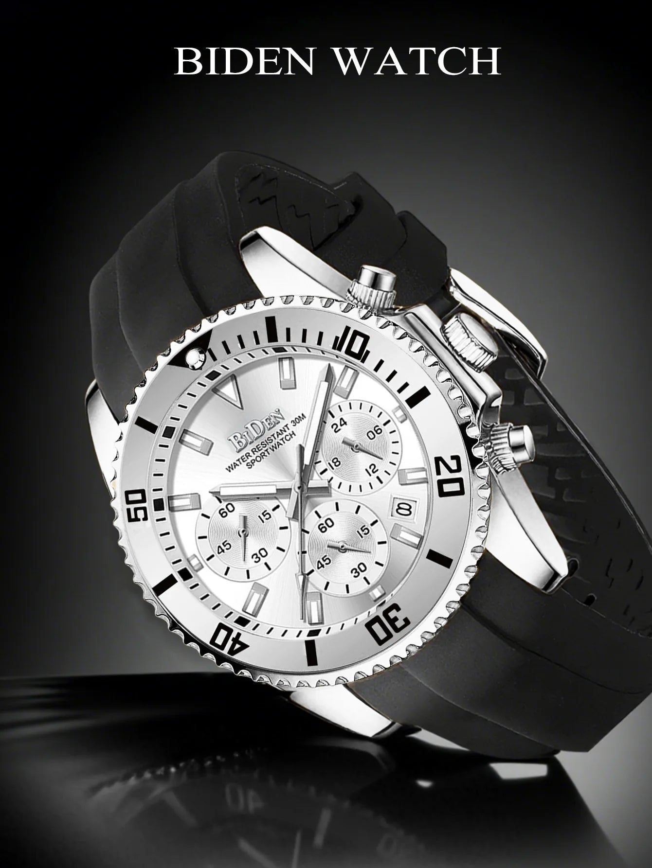Green Rubber Watch