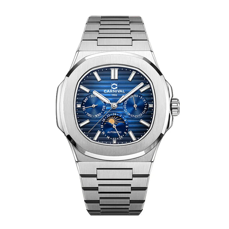 Switzerland Carnival Automatic Watch for Men Luxury Brand MIYOTA Mechanical Men‘s Watches Nautilus Moonphase Reloj Hombre Montre