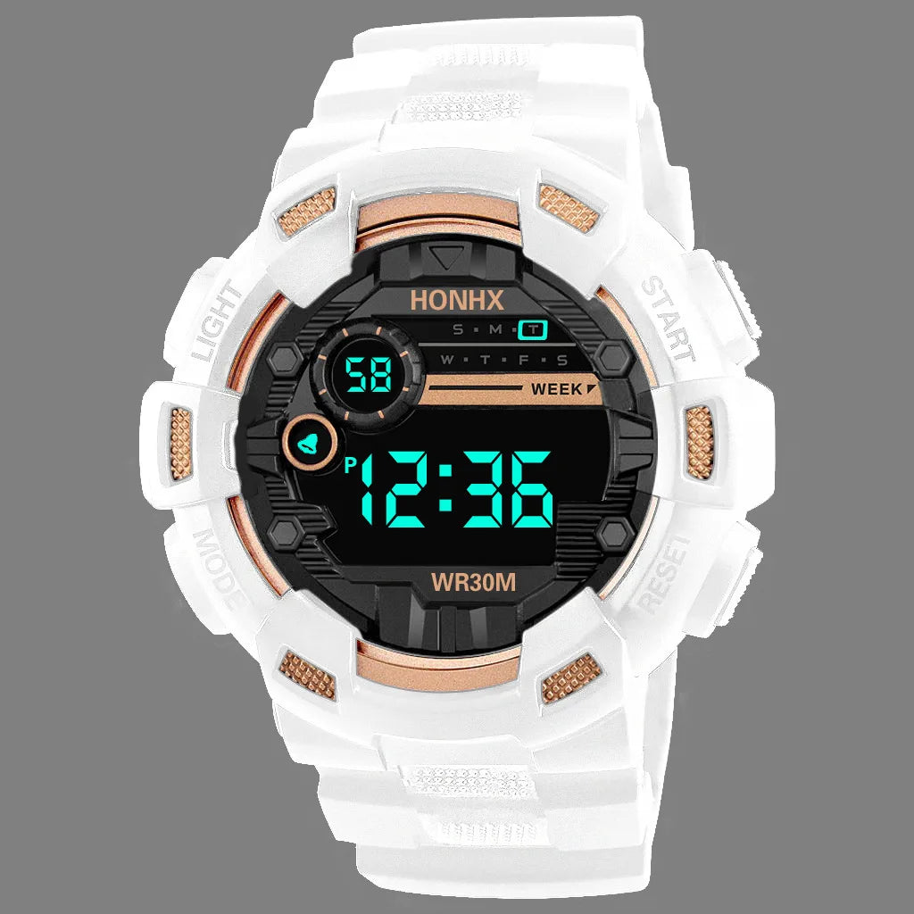 Sports Men's Watch Waterproof Luminous Military Clock Waterproof LED Digital Wathes Fitness Sports Watch for Man Kids Student