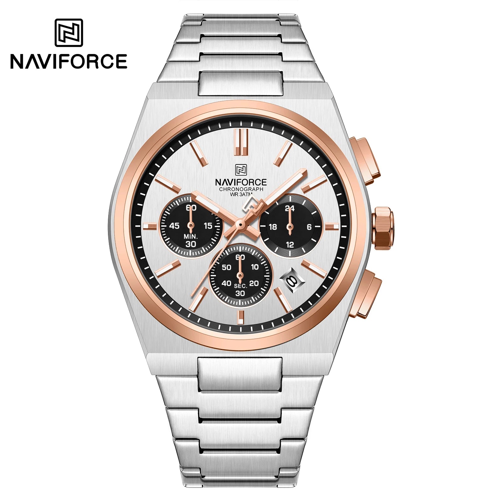 Stainless Steel Couple Watch