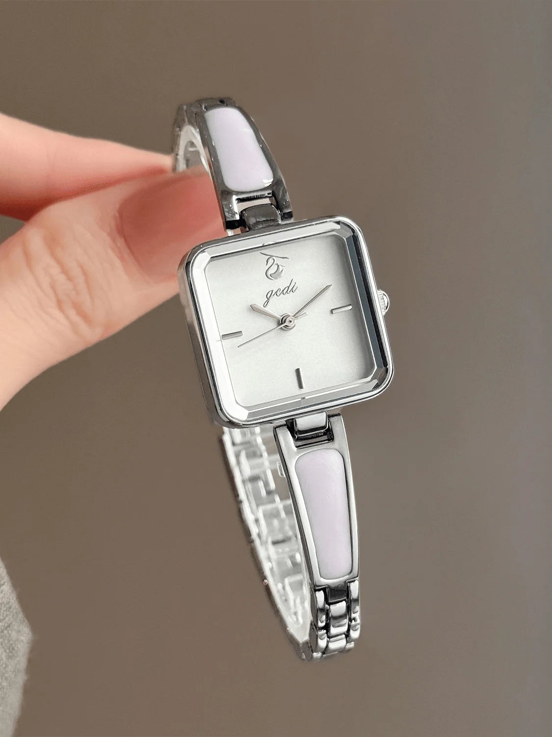 Elegant Quartz Women Watch Stainless Steel Bracelet Elegant Waterproof Ladies Dress Wristwatch Minimalist Office Daily Gift