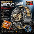 2026 Military Grade Smartwatch Men 1400mAh Ultra Long Battery 24/7 Health Monitor 10ATM Waterproof Outdoor Sport Smart Watches