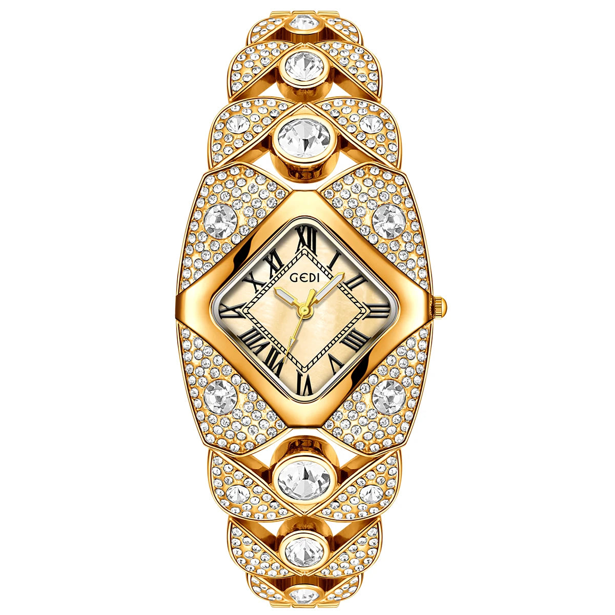 2026 New Women Watch Light Luxury Brand Diamond Inlaid Bracelet Watches Waterproof Ladies Fashion Quartz Clock Wristwatch Gift