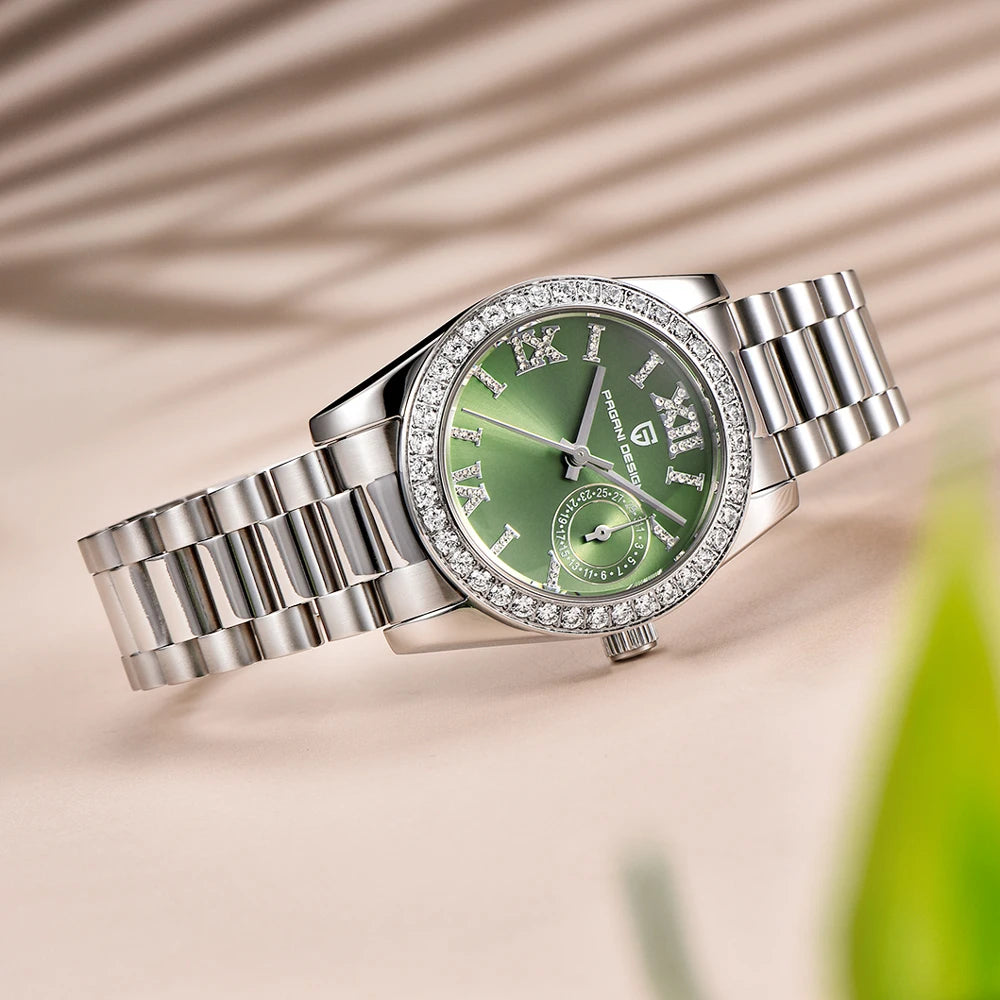 2025 New PAGANI DESIGN Women's Watches Luxury Quartz Watch For Woman Elegant Fashion Wristwatch Ladies Gift AR Sapphire Mirror