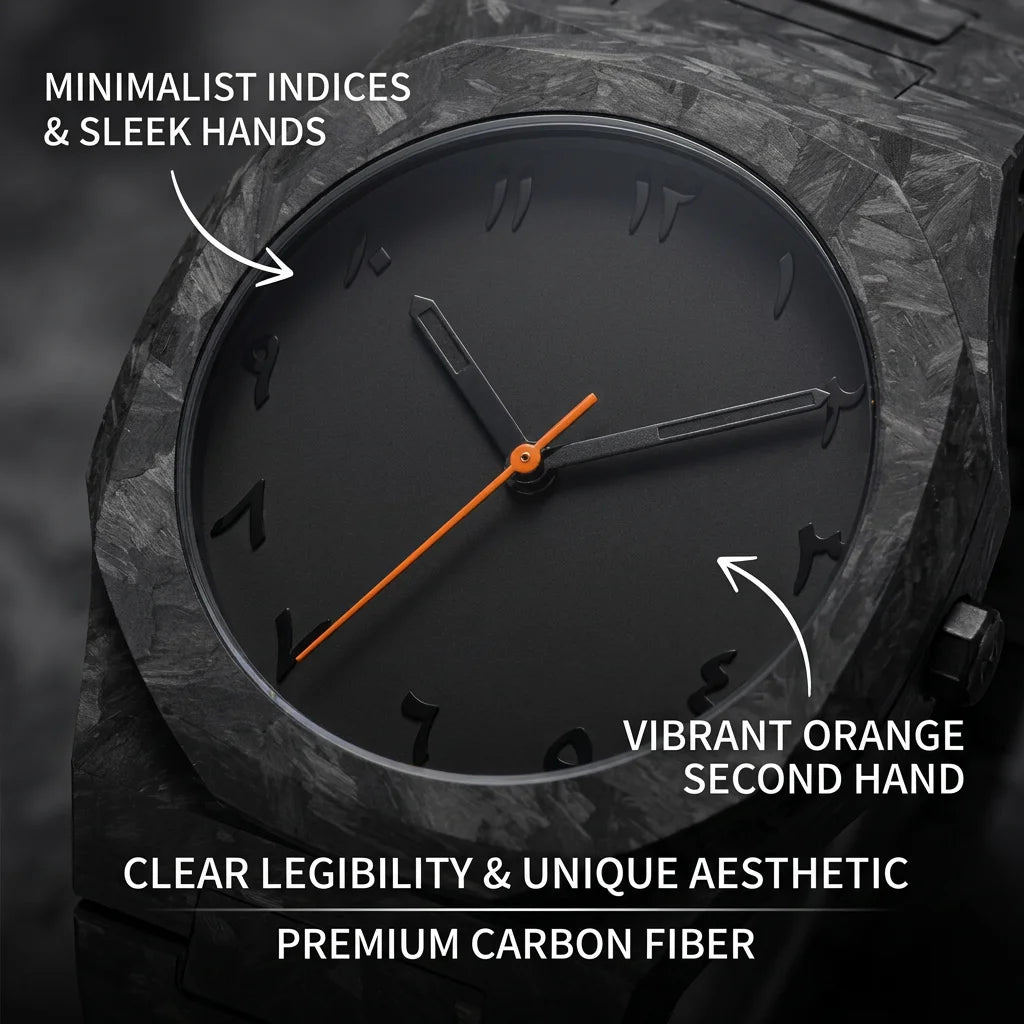 Vintage Map Dial Watch