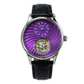 Gezfeel Flying Tourbillon CNC Guilloché Dial Watch For Men Mechanical Waterproof Mens Watches Luxury Movement Stainless Steell