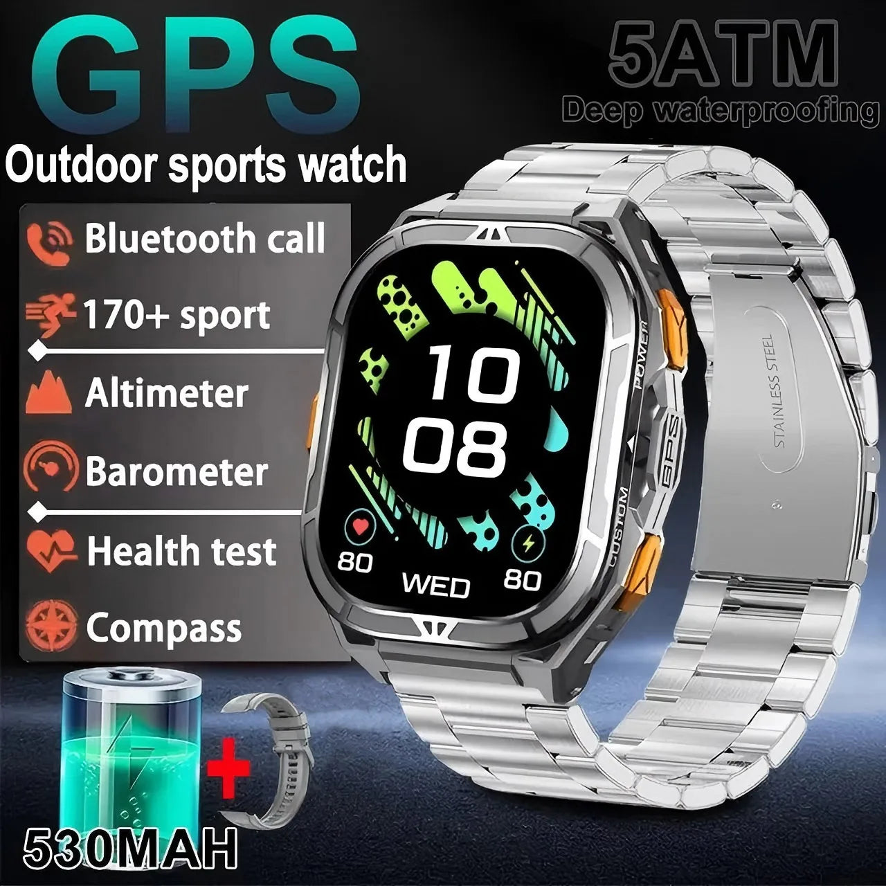 Tank X5 GPS Smartwatch