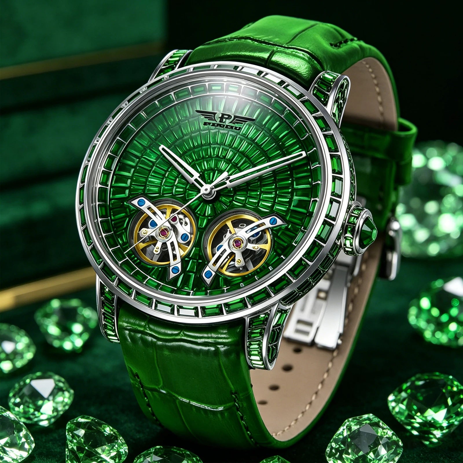 Double Flying Tourbillon